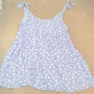 BRAND NEW Blue Sleeveless Babydoll Dress